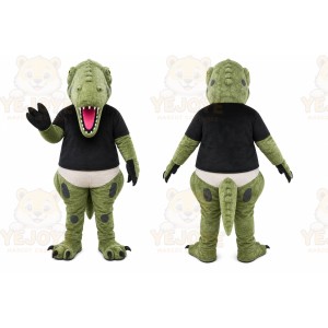 Green Dinosaur Mascot Costume