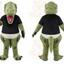 Green Dinosaur Mascot Costume