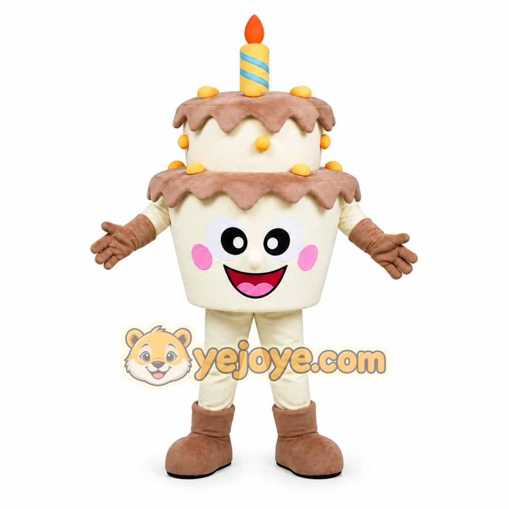 Birthday Cake Mascot Costume Birthday Cake Mascot Costume