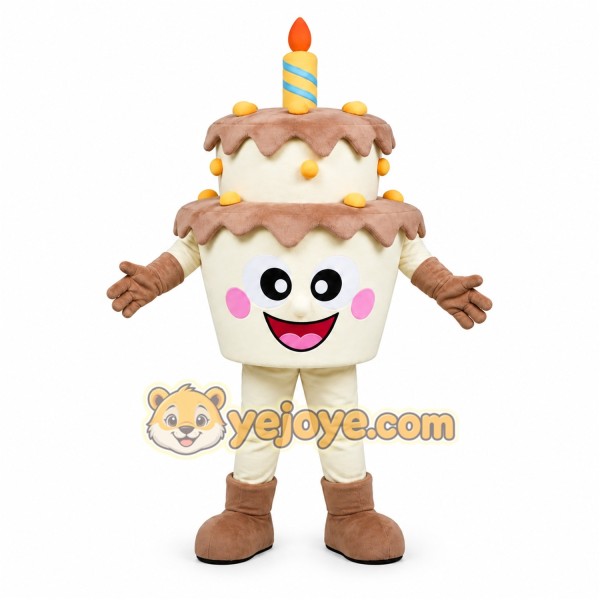 Birthday Cake Mascot Costume Birthday Cake Mascot Costume