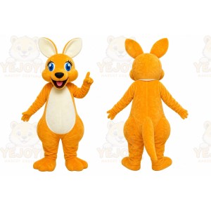 Orange Kangaroo Mascot Costume