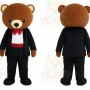 Tuxedo Bear Mascot Costume