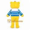 Yellow Bear Stripes Mascot Costume