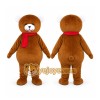 Brown Bear Scarf Mascot Costume Brown Bear Scarf Mascot Costume