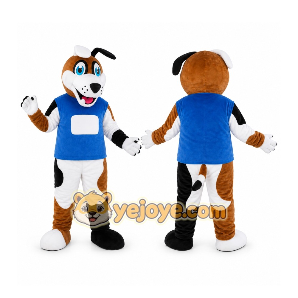Blue Dog Mascot Costume