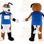 Blue Dog Mascot Costume