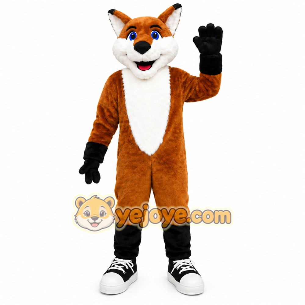 Brown Fox Mascot Costume Brown Fox Mascot Costume
