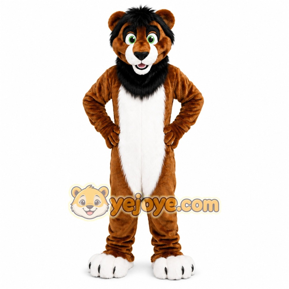 Brown Lion Mascot Costume Brown Lion Mascot Costume