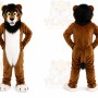 Brown Lion Mascot Costume