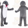 Gray Shark Mascot Costume