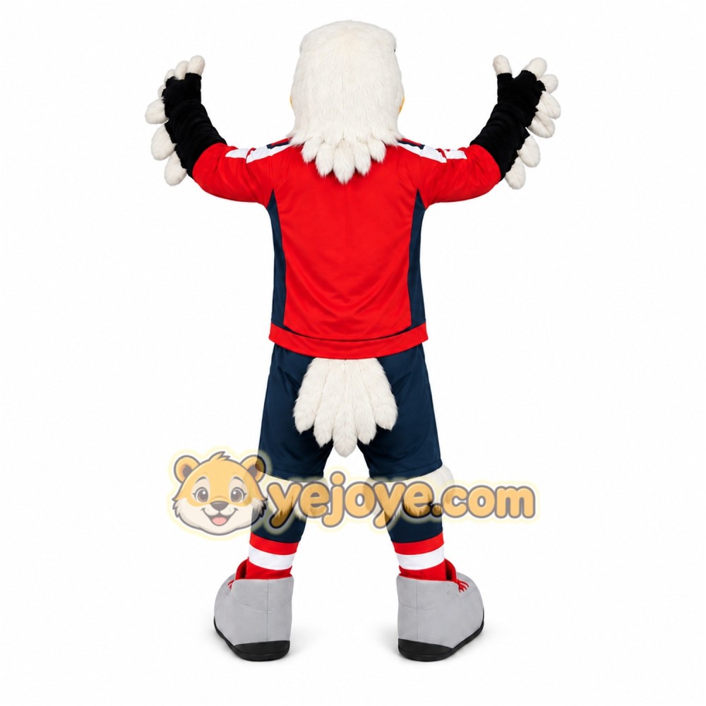 Eagle Red Shirt Mascot Costume