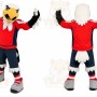 Eagle Red Shirt Mascot Costume