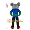 Mouse Blue Shirt Mascot Costume Mouse Blue Shirt Mascot Costume