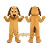 Tan Puppy Mascot Costume Tan Puppy Mascot Costume