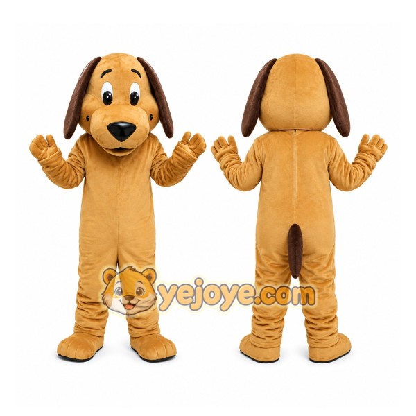 Tan Puppy Mascot Costume