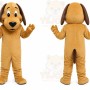 Tan Puppy Mascot Costume