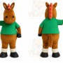 Brown Kangaroo Mascot Costume