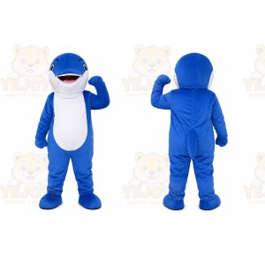 Blue Shark Mascot Costume
