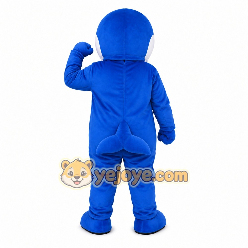 Blue Shark Mascot Costume