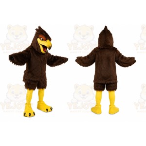 Brown Eagle Mascot Costume