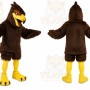 Brown Eagle Mascot Costume