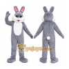 Gray Rabbit Mascot Costume Gray Rabbit Mascot Costume