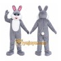 Gray Rabbit Mascot Costume