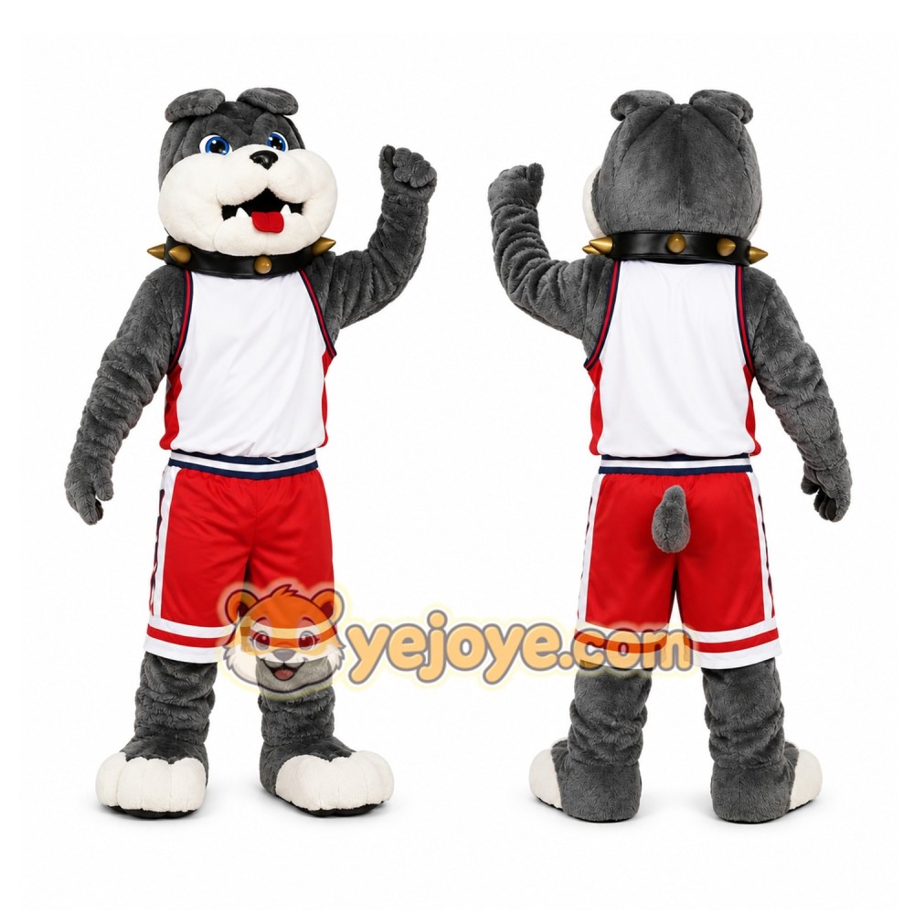 Gray Wolf Sports Mascot Costume Gray Wolf Sports Mascot Costume