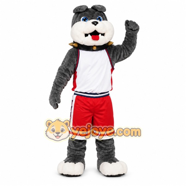 Gray Wolf Sports Mascot Costume Gray Wolf Sports Mascot Costume