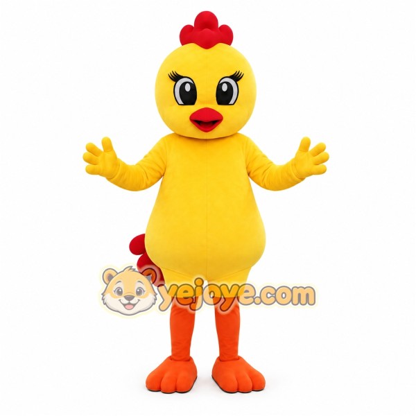 Yellow Chick Mascot Costume