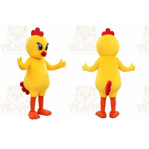 Yellow Chick Mascot Costume