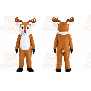 Brown Reindeer Mascot Costume