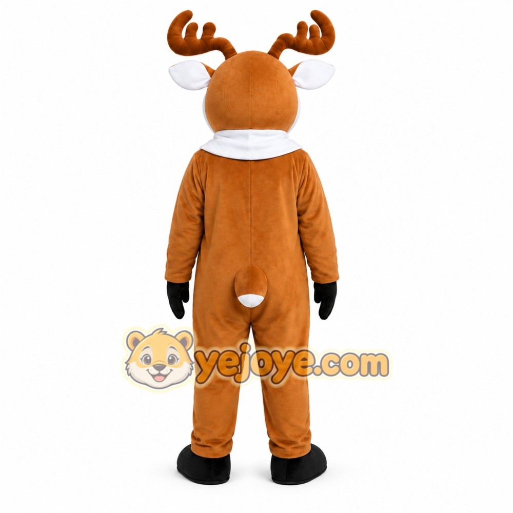 Brown Reindeer Mascot Costume Brown Reindeer Mascot Costume