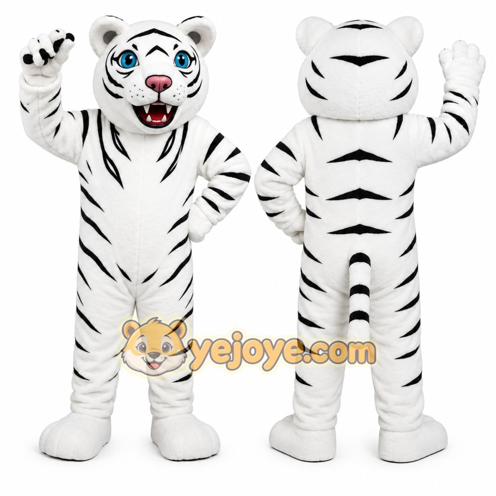 White Tiger Mascot Costume White Tiger Mascot Costume