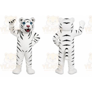 White Tiger Mascot Costume