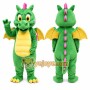 Green Dragon Mascot Costume