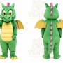 Green Dragon Mascot Costume