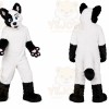 Black White Dog Mascot Costume