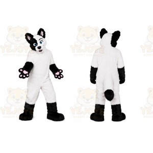 Black White Dog Mascot Costume