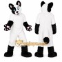 Black White Dog Mascot Costume
