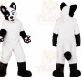 Black White Dog Mascot Costume