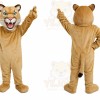 Tan Lion Mascot Costume