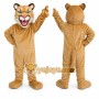 Tan Lion Mascot Costume