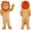 Orange Lion Mascot Costume
