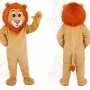 Orange Lion Mascot Costume