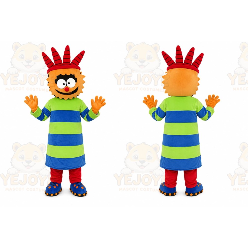 Red Hair Boy Mascot Costume
