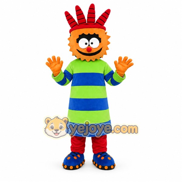 Red Hair Boy Mascot Costume
