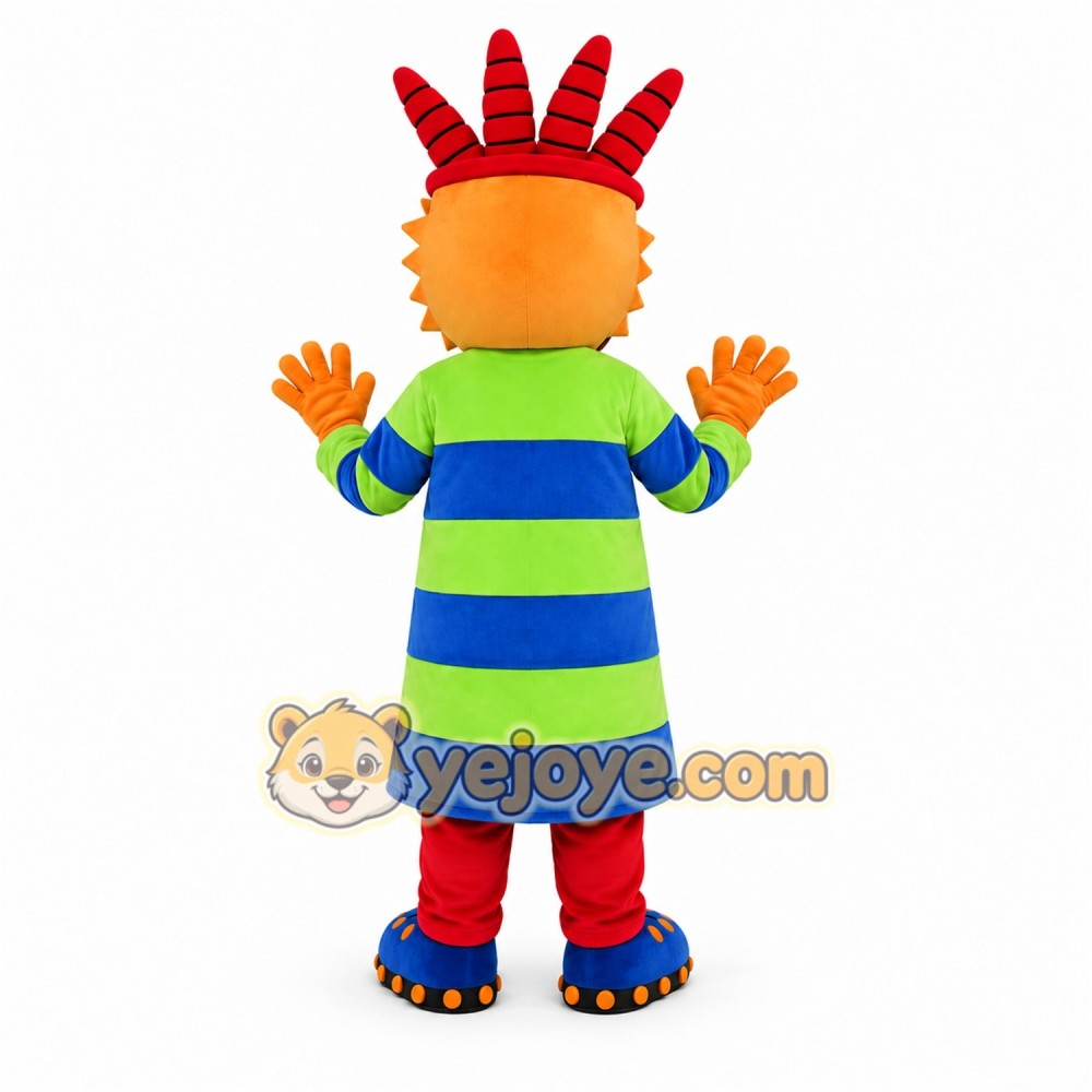 Red Hair Boy Mascot Costume Red Hair Boy Mascot Costume