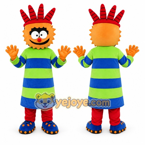 Red Hair Boy Mascot Costume