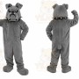 Gray Dog Mascot Costume